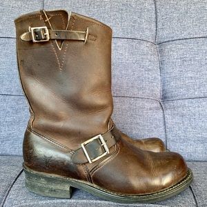 Frye Boots Veronica 8.5 M Brown Leather